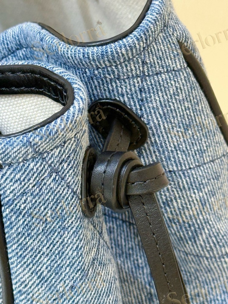 CHANEL MASTER DENIM LEATHER SHOULDER BAG 26S