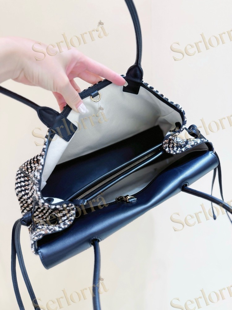 CHANEL MASTER TWEED LEATHER SHOULDER BAG