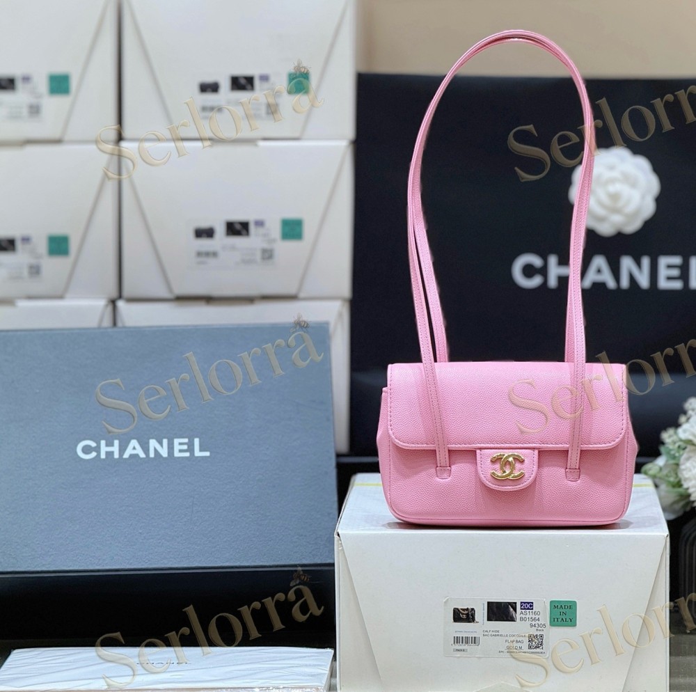CHANEL MASTER SAC GABRIELLE COCODILLE FLAP SHOULDER BAG
