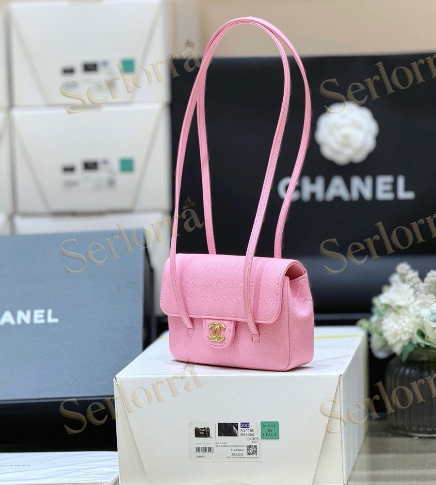 CHANEL MASTER SAC GABRIELLE COCODILLE FLAP SHOULDER BAG