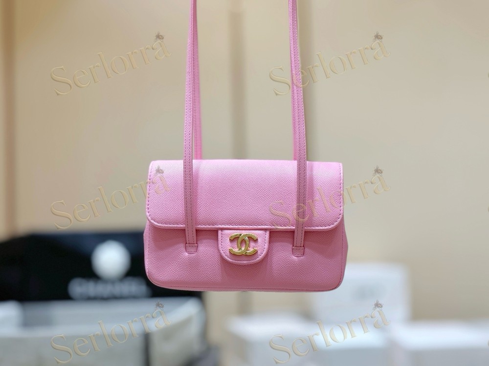 CHANEL MASTER SAC GABRIELLE COCODILLE FLAP SHOULDER BAG