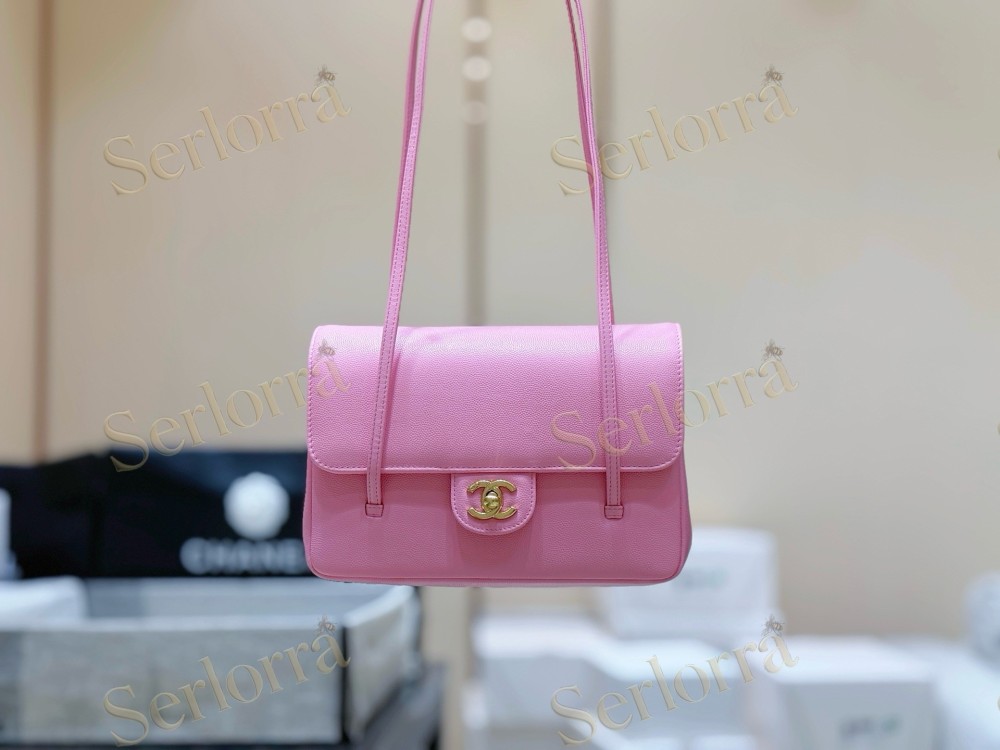 CHANEL MASTER SAC GABRIELLE COCODILLE FLAP SHOULDER BAG