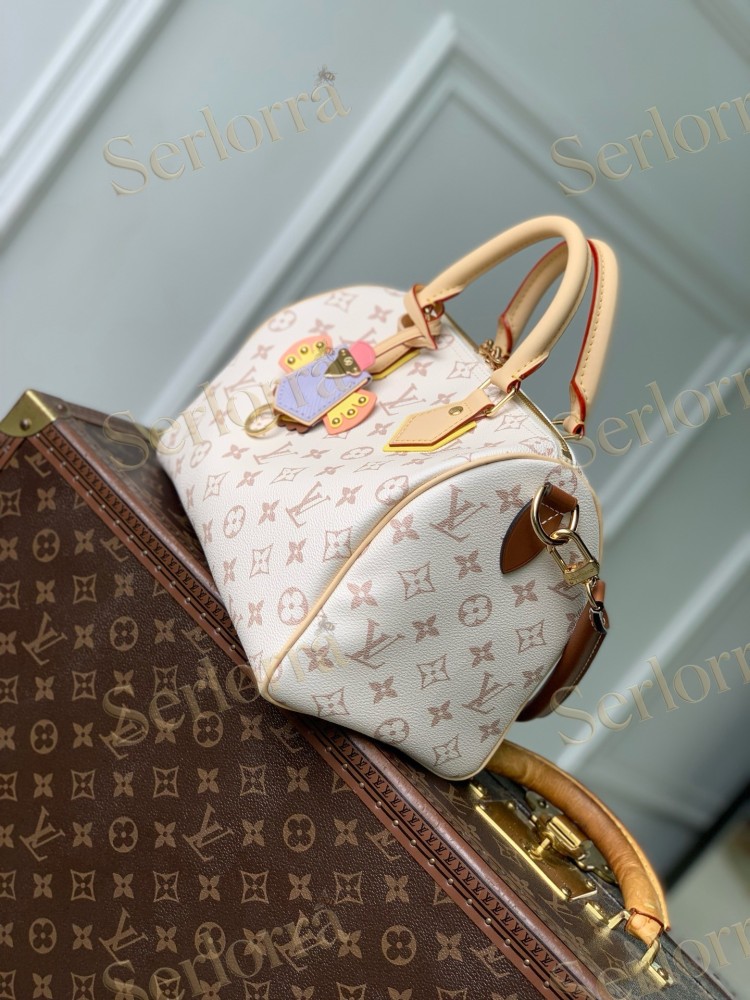 LOUIS VUITTON DENIM SPEEDY 25 BANDOULIÈRE