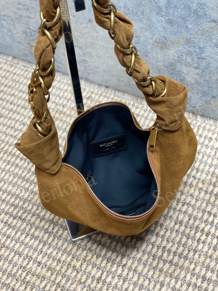 SAINT LAURENT HOBO CHAIN SHOULDER BAG