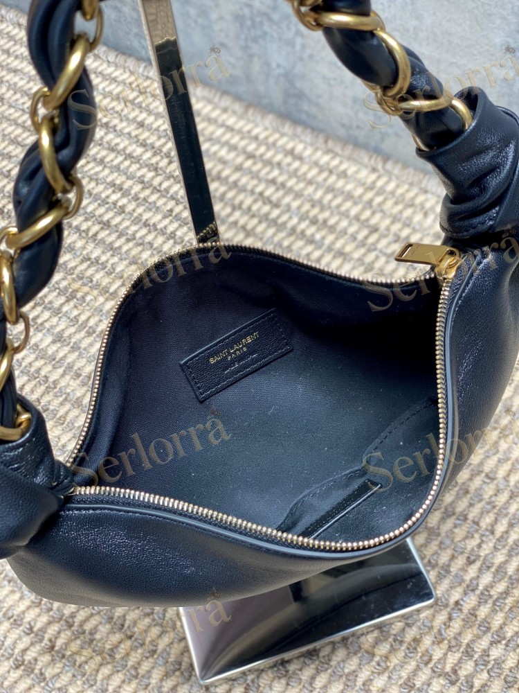 SAINT LAURENT HOBO CHAIN SHOULDER BAG