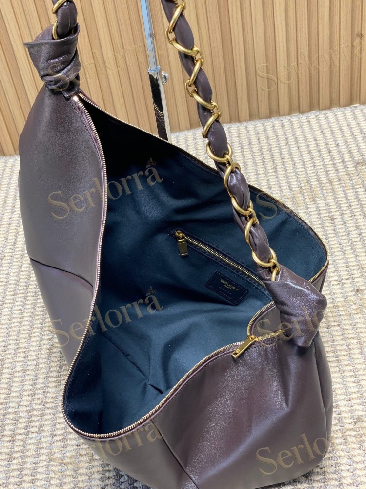 SAINT LAURENT HOBO CHAIN SHOULDER BAG