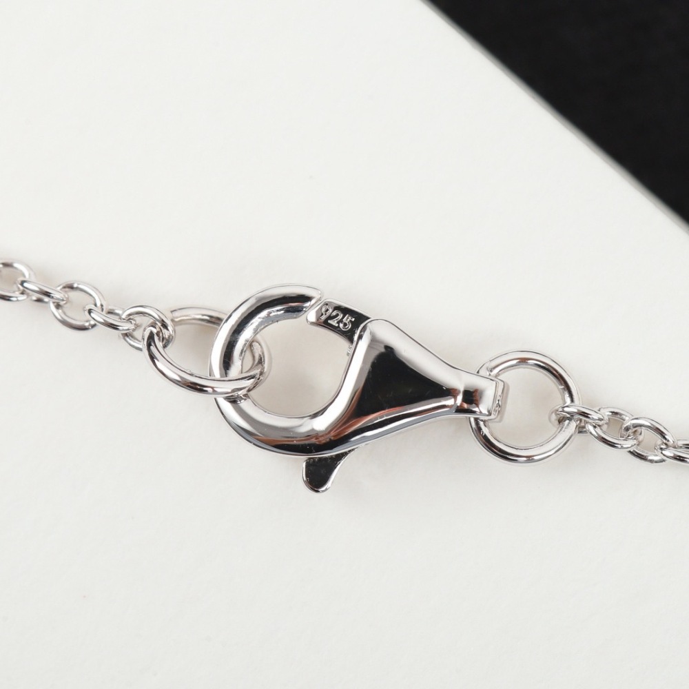 CHANEL SILVER COMET STAR FULL DIAMOND PENDANT NECKLACE