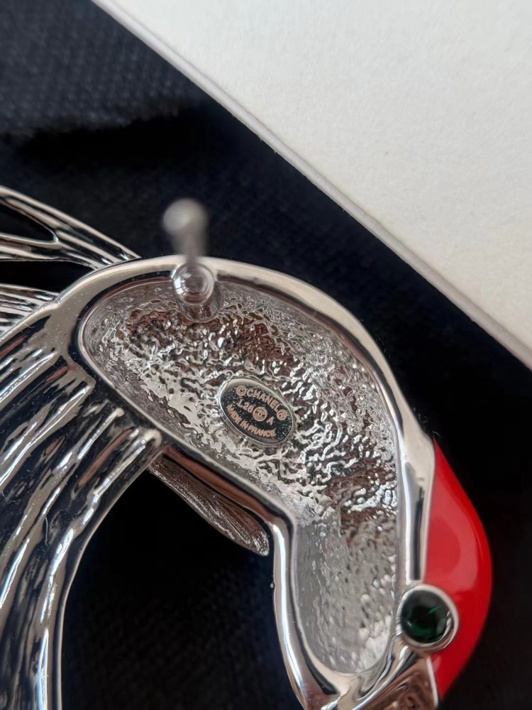 CHANEL HUMMINGBIRD STUD EARRINGS