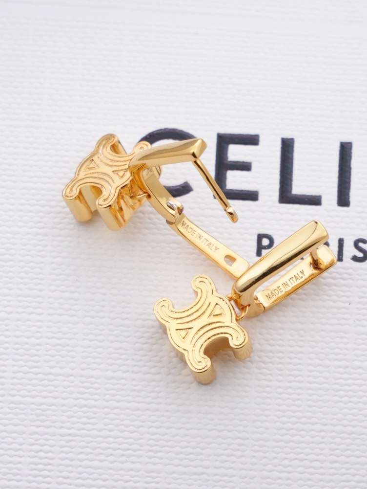 CELINE TRIOMPHE RESIN OPEN CUFF BRACELET