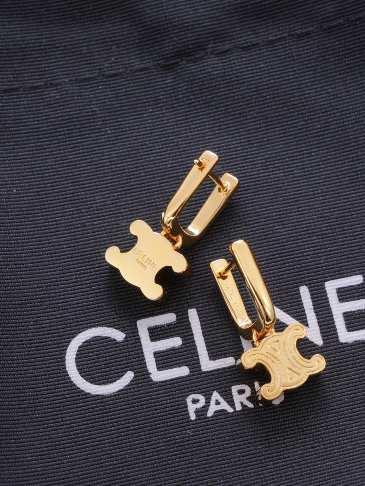 CELINE TRIOMPHE RESIN OPEN CUFF BRACELET