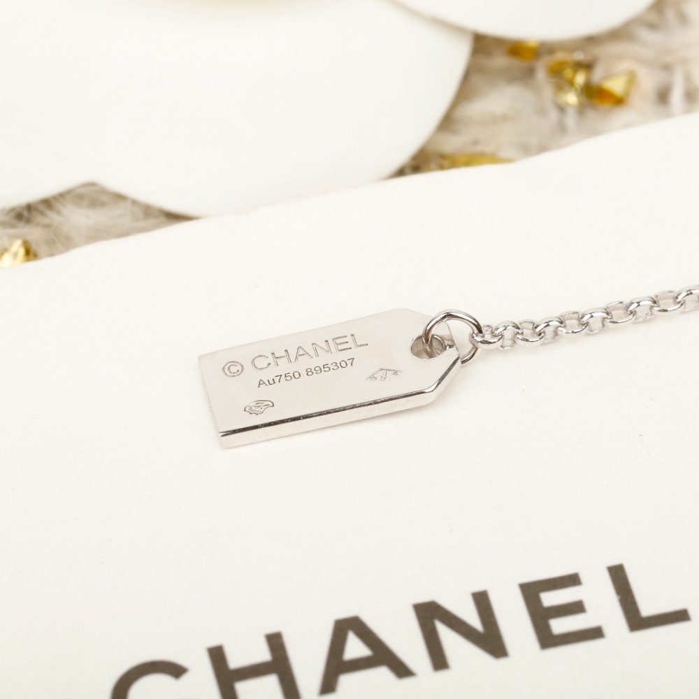 CHANEL NUMBER 5 TEARDROP DIAMOND NECKLACE