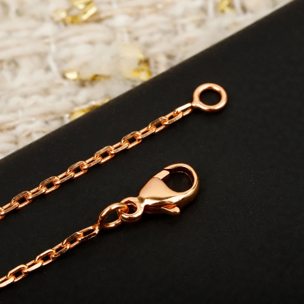GOLD H PENDANT NECKLACE WITH RED & BLACK ENAMEL