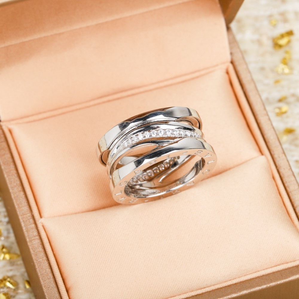 BVLGARI B.ZERO1 SERIES THREE-BAND DIAMOND RING