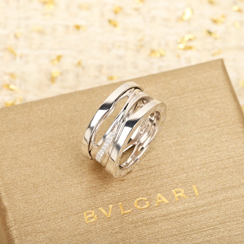 BVLGARI B.ZERO1 SERIES THREE-BAND DIAMOND RING