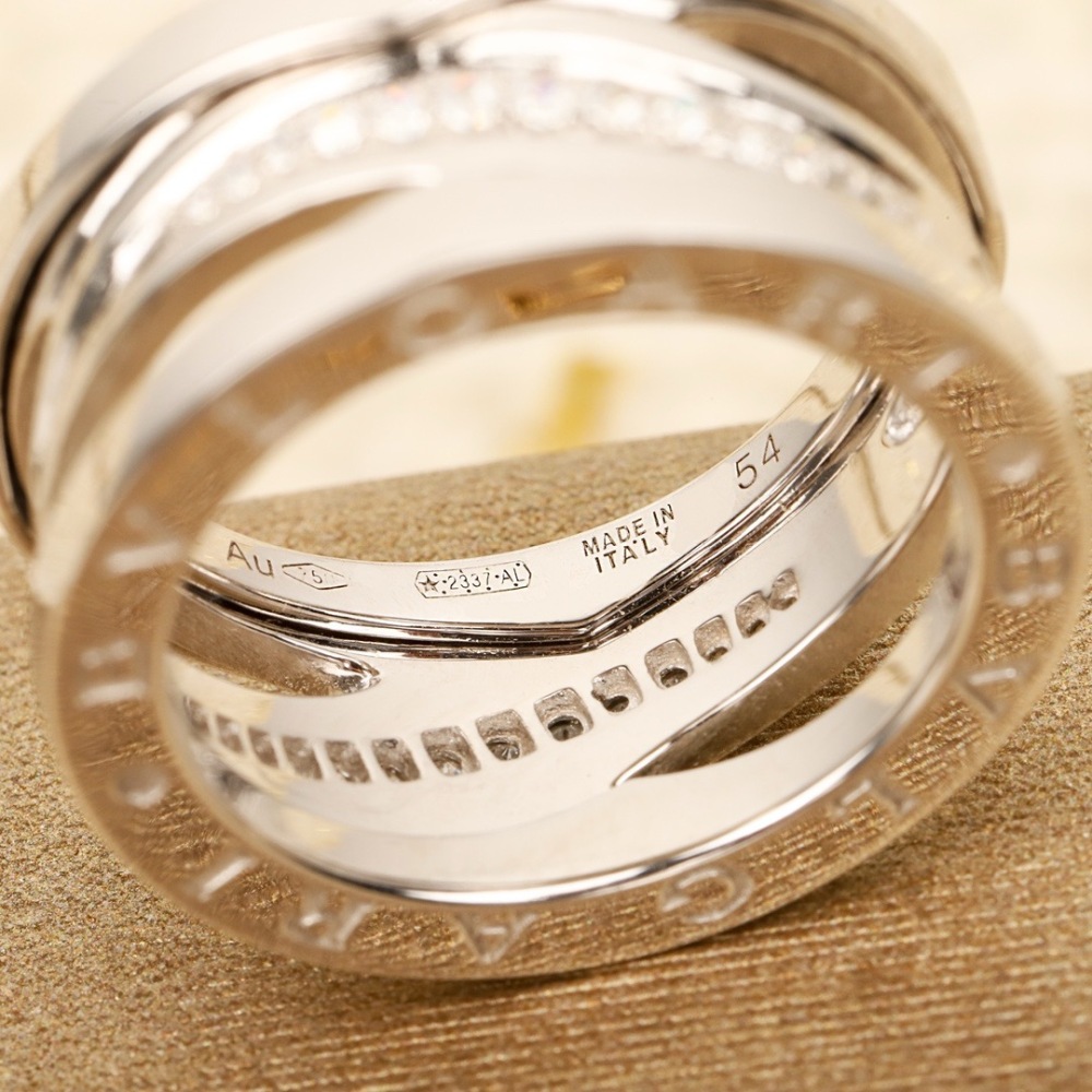 BVLGARI B.ZERO1 SERIES THREE-BAND DIAMOND RING