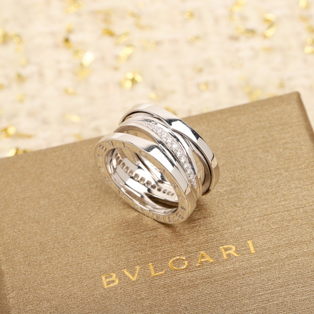 BVLGARI B.ZERO1 SERIES THREE-BAND DIAMOND RING