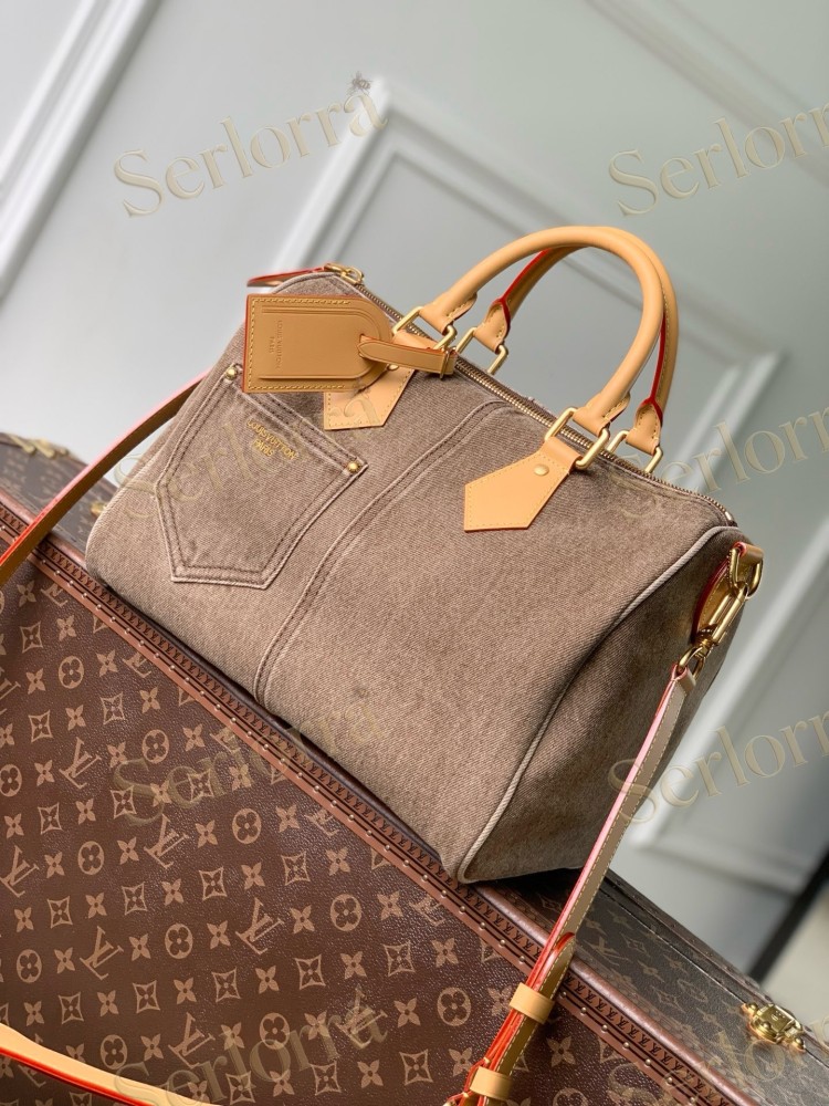 LOUIS VUITTON SPEEDY BANDOULIÈRE DENIM 30