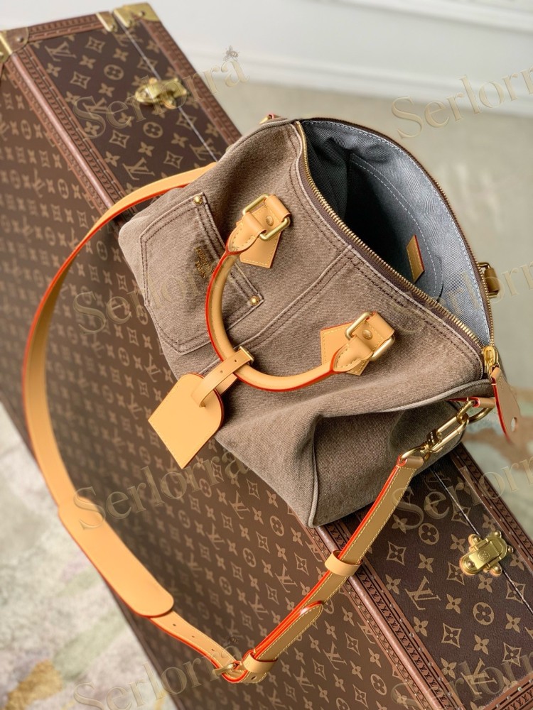 LOUIS VUITTON SPEEDY BANDOULIÈRE DENIM 30