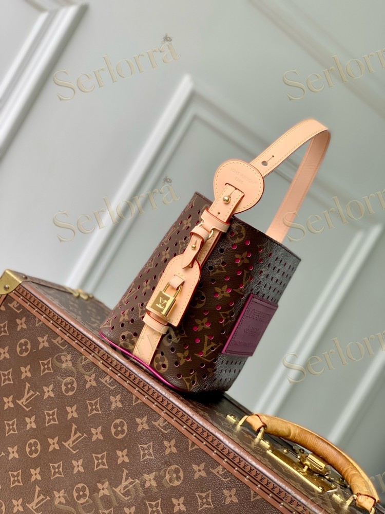 LOUIS VUITTON PERFORATED NANO BUCKET