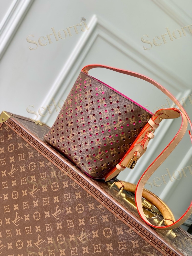 LOUIS VUITTON PERFORATED NANO BUCKET