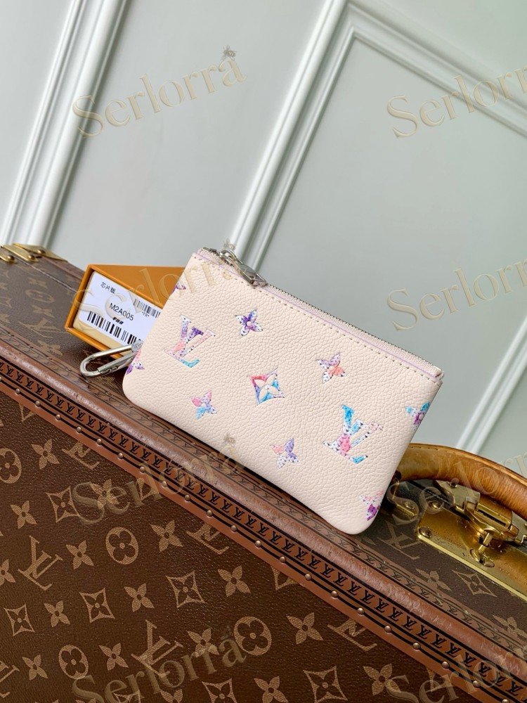 LOUIS VUITTON KEY POUCH MONOGRAM WATERCOLOR