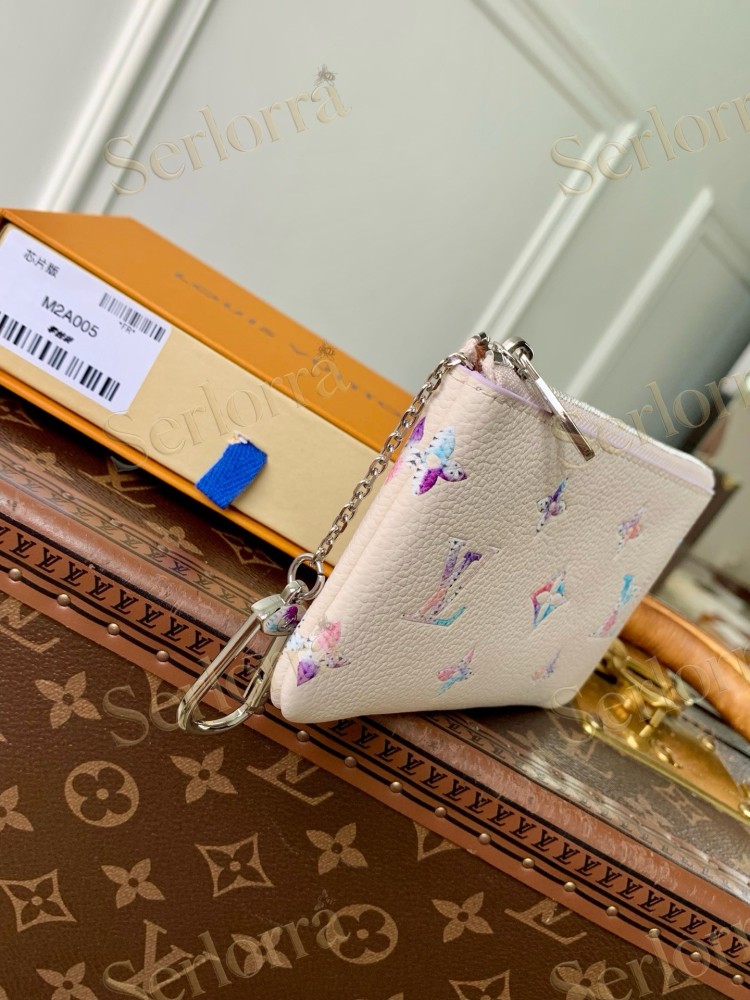 LOUIS VUITTON KEY POUCH MONOGRAM WATERCOLOR