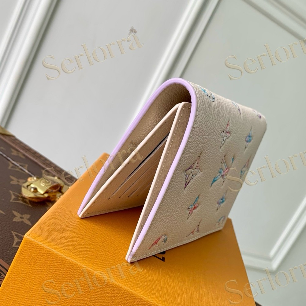 LOUIS VUITTON PASSPORT COVER MONOGRAM WATERCOLOR