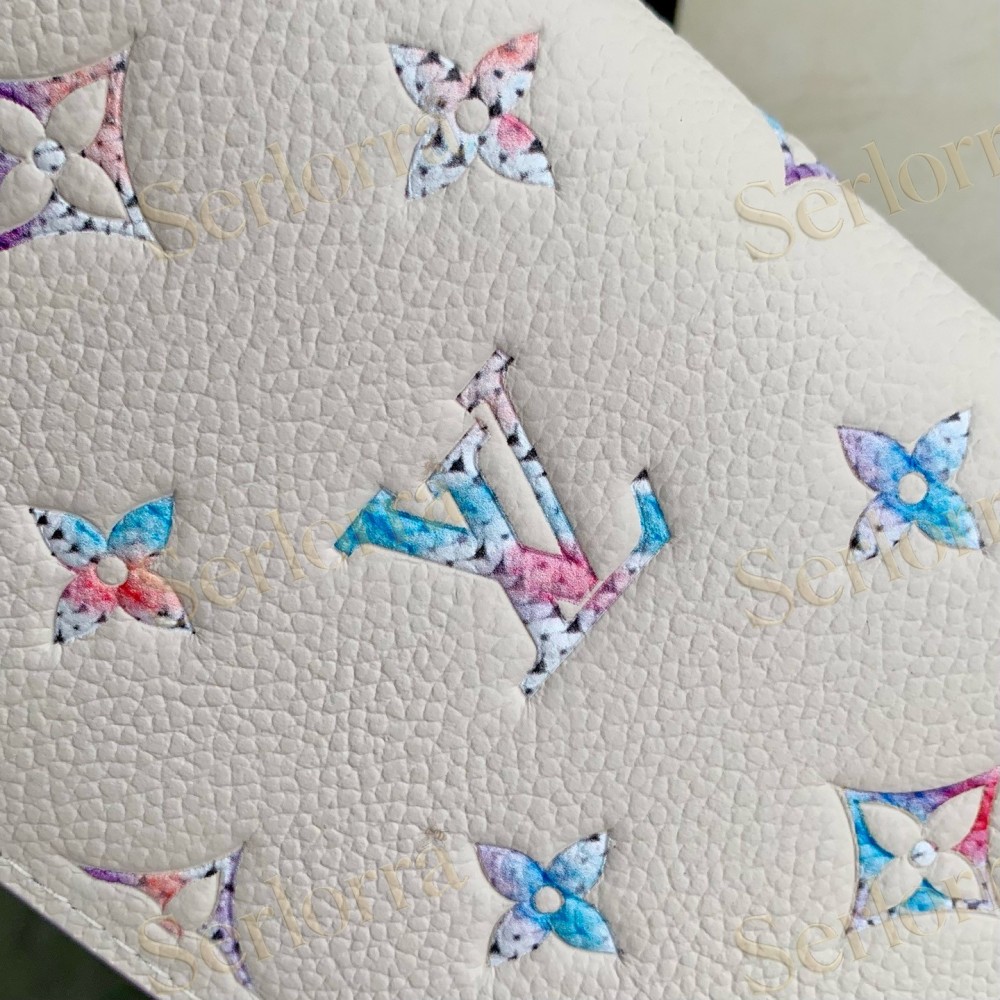 LOUIS VUITTON PASSPORT COVER MONOGRAM WATERCOLOR
