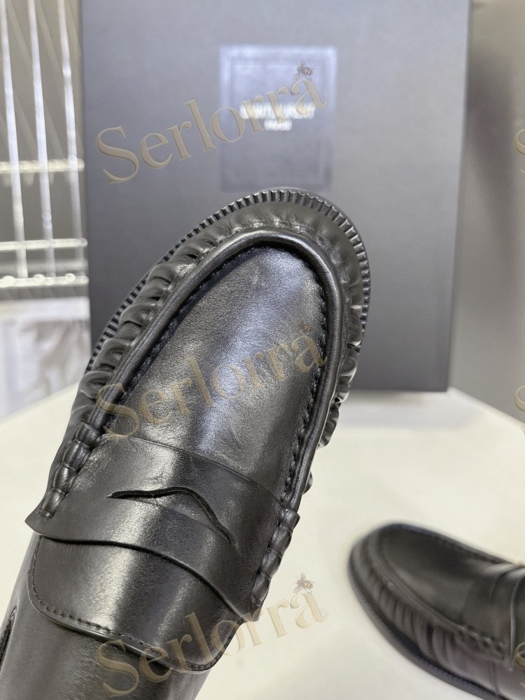 SAINT LAURENT TAN SUEDE CHELSEA LOAFER ANKLE BOOTS