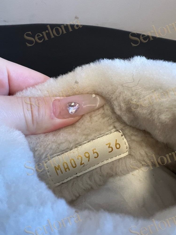 LOUIS VUITTON SHEARLING SHORT BOOTS