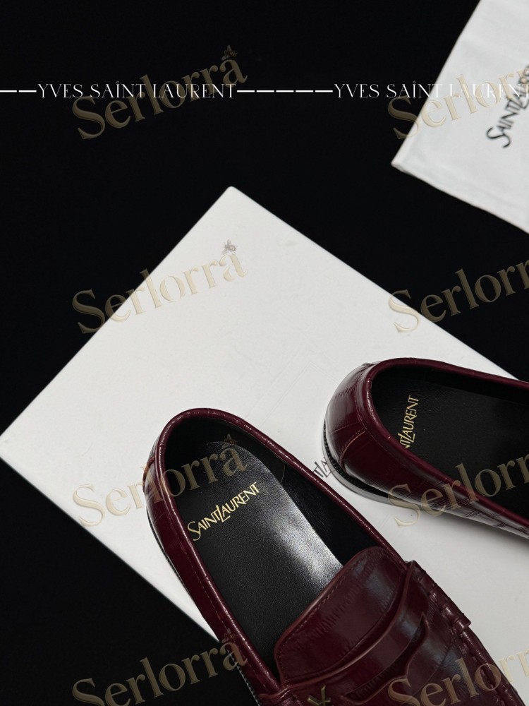 SAINT LAURENT METAL BLOCK HEEL ANKLE BOOTS