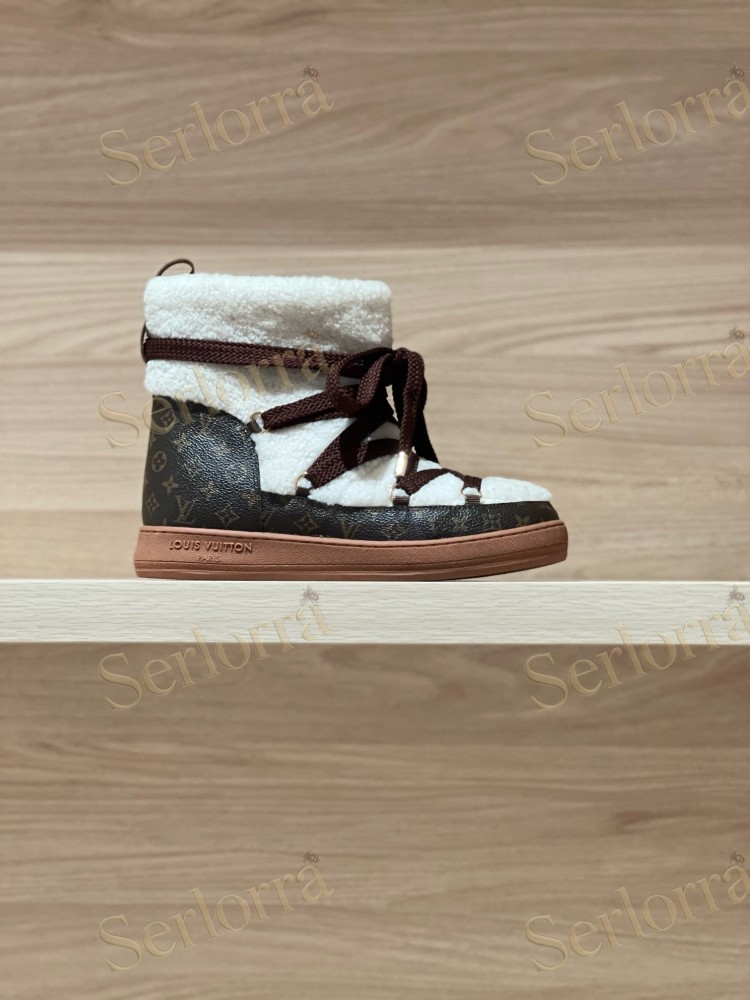 LOUIS VUITTON CLOUD LACE‑UP ANKLE BOOTS
