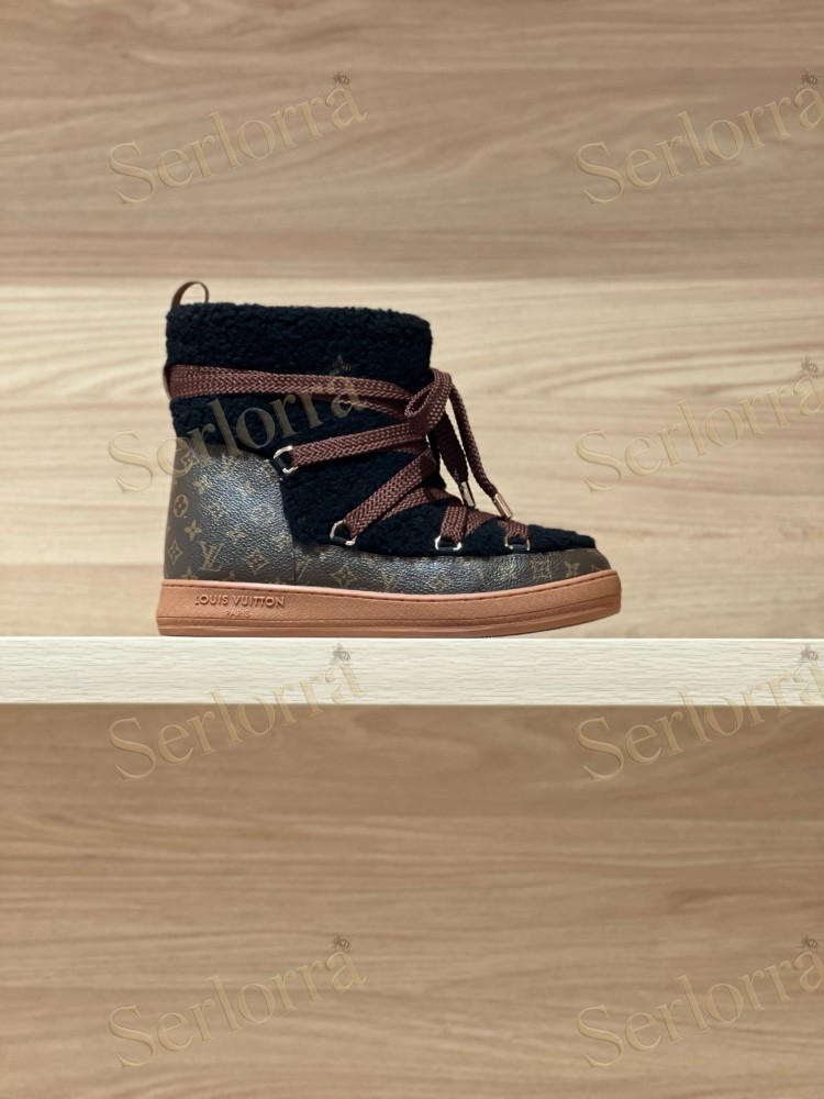 LOUIS VUITTON CLOUD LACE‑UP ANKLE BOOTS