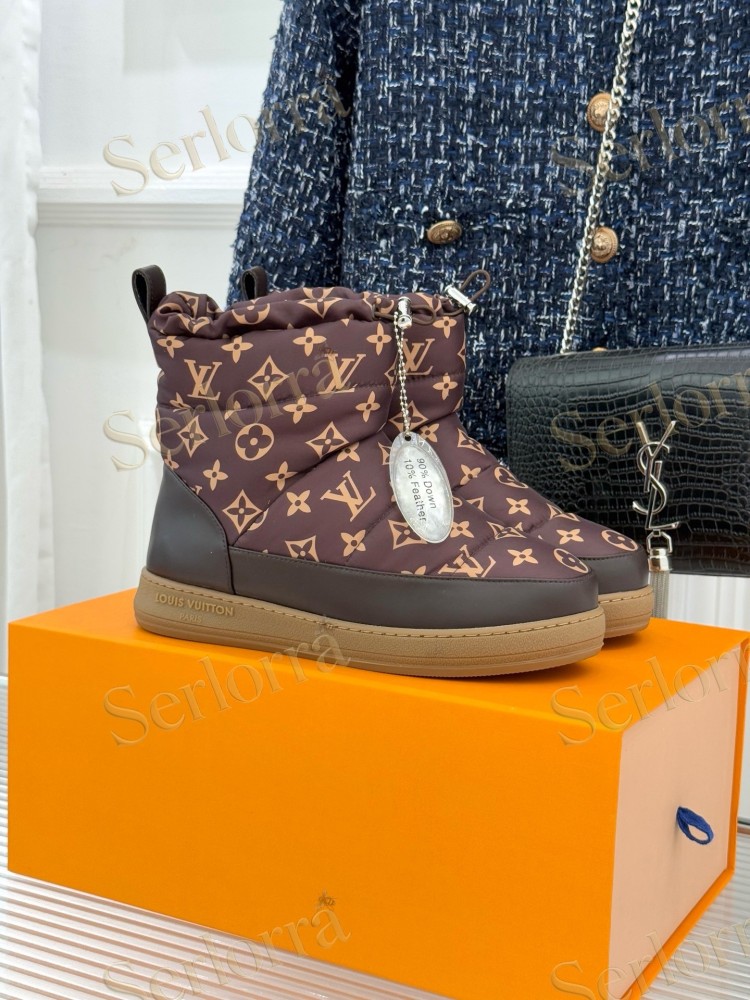 LOUIS VUITTON PILOT DOWN ANKLE BOOTS