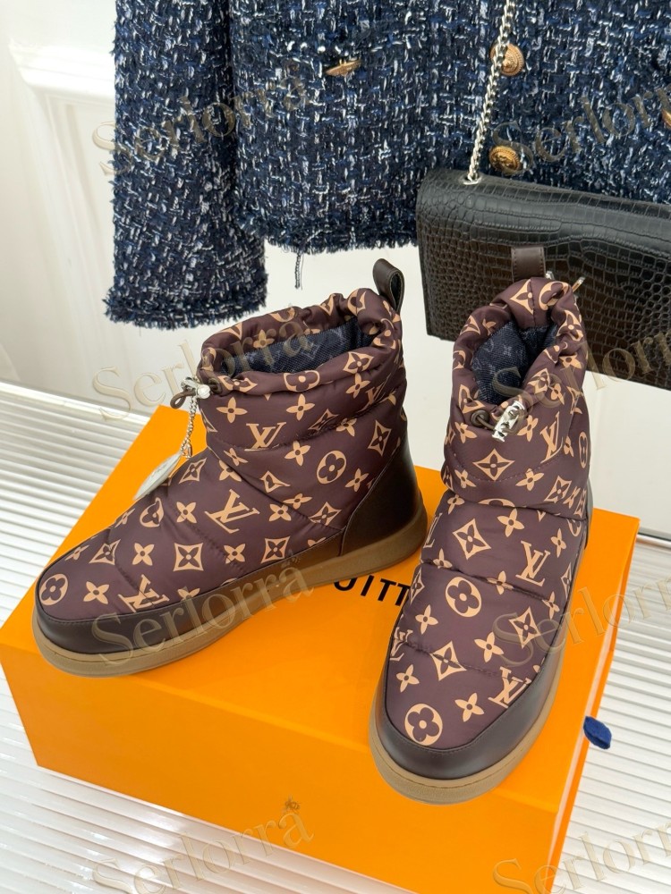 LOUIS VUITTON PILOT DOWN ANKLE BOOTS