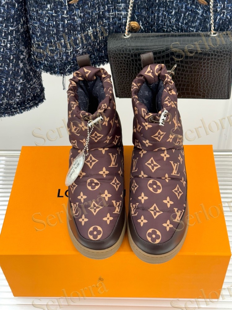 LOUIS VUITTON PILOT DOWN ANKLE BOOTS