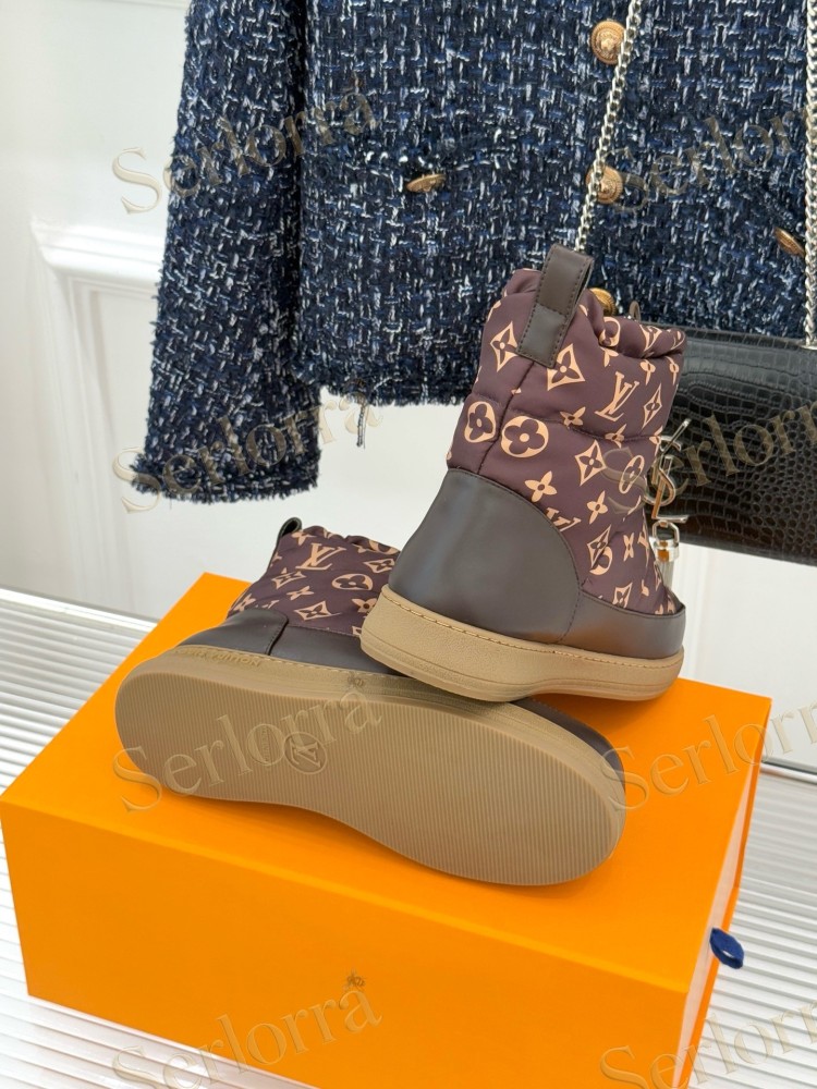 LOUIS VUITTON PILOT DOWN ANKLE BOOTS