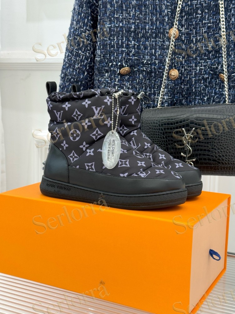 LOUIS VUITTON PILOT DOWN ANKLE BOOTS