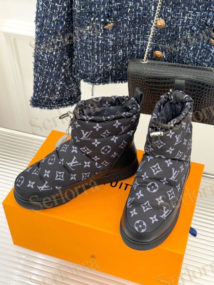 LOUIS VUITTON PILOT DOWN ANKLE BOOTS