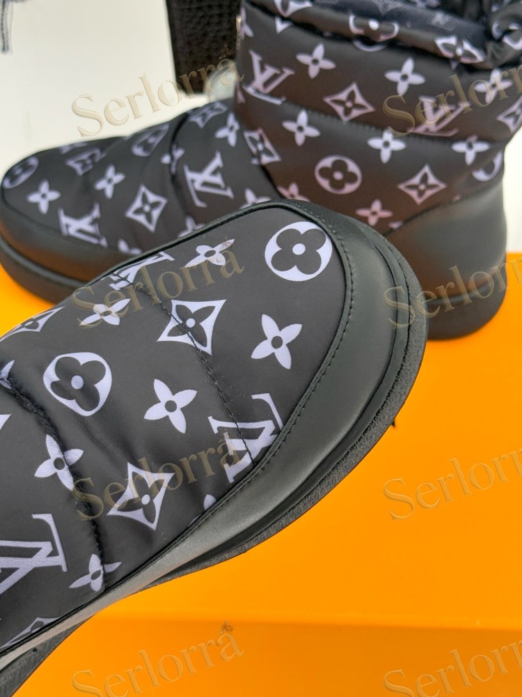 LOUIS VUITTON PILOT DOWN ANKLE BOOTS