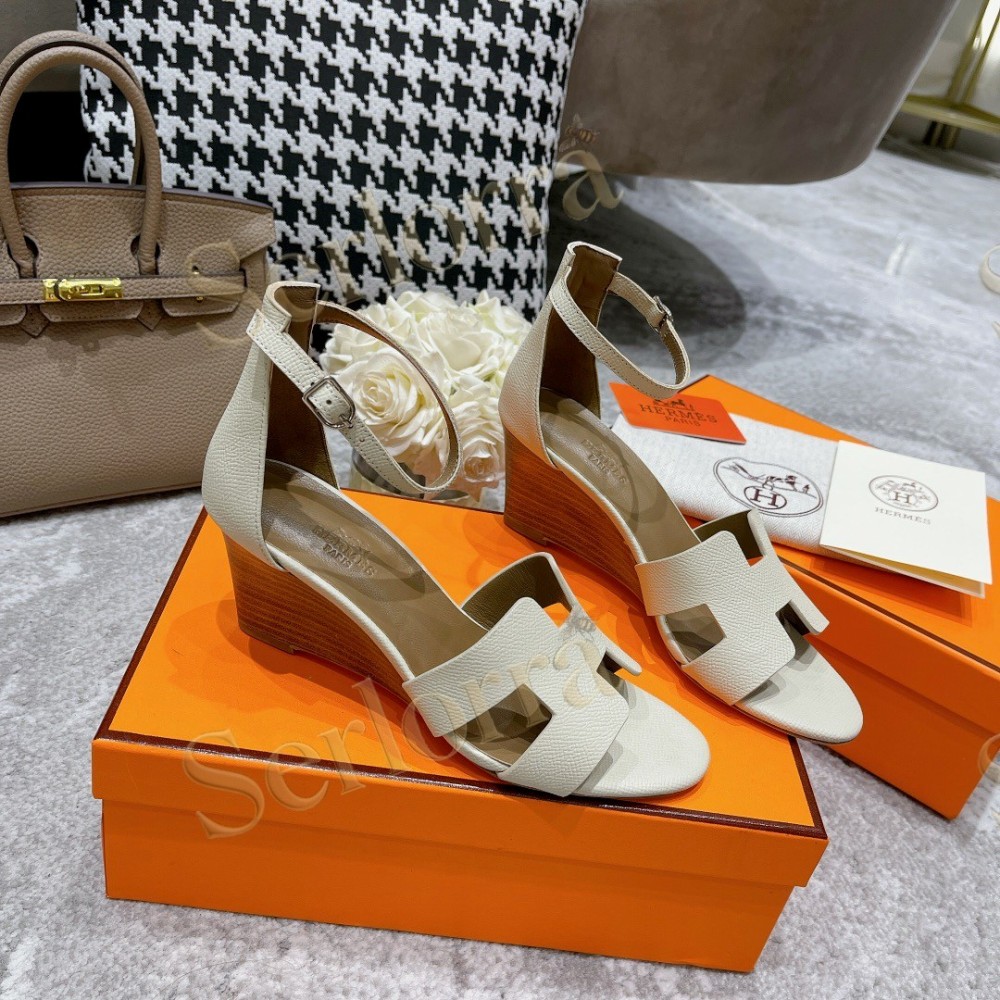 HERMÈS LEGEND 70 SANDALS WEDGES