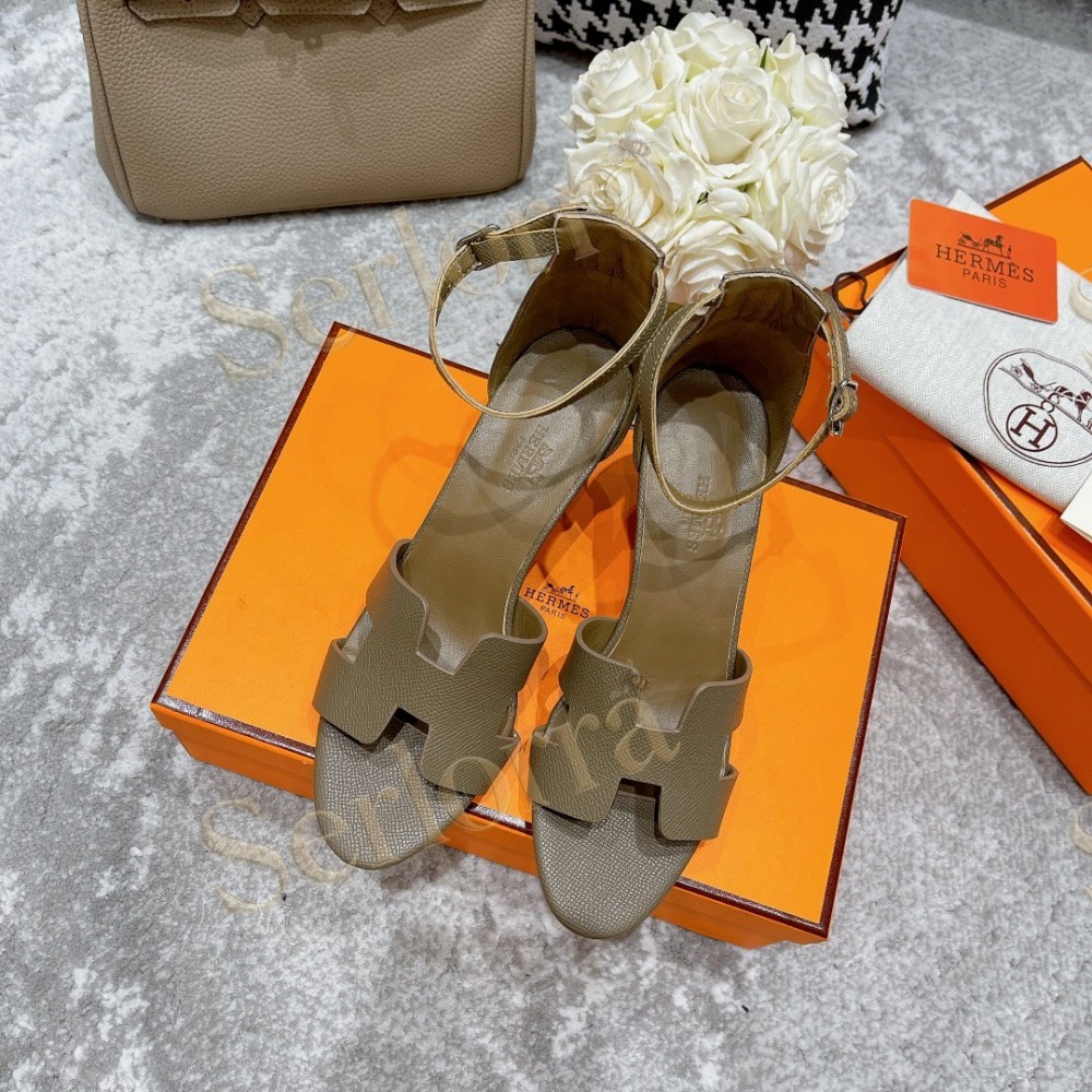 HERMÈS LEGEND 70 SANDALS WEDGES