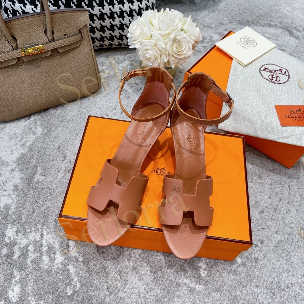 HERMÈS LEGEND 70 SANDALS WEDGES