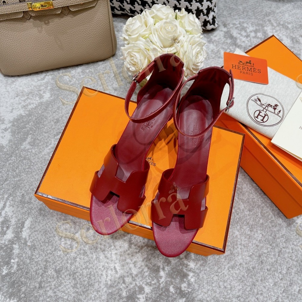 HERMÈS LEGEND 70 SANDALS WEDGES