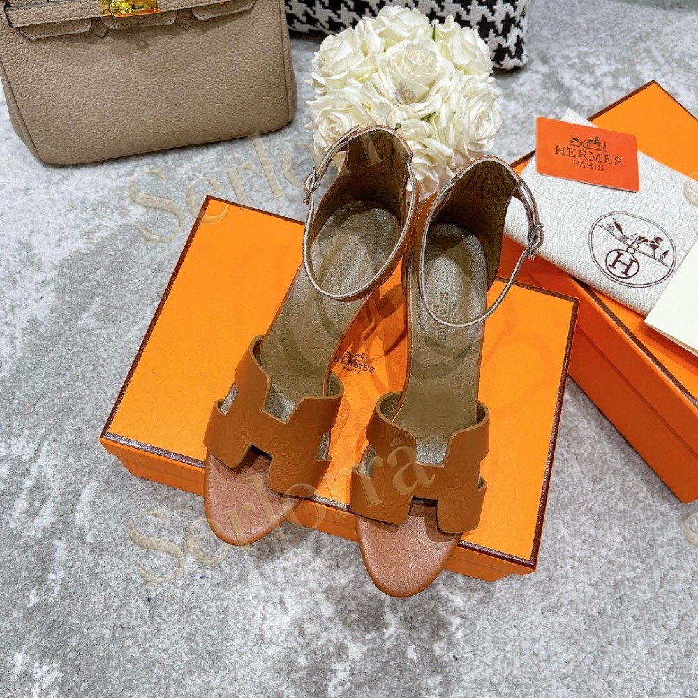HERMÈS LEGEND 70 SANDALS WEDGES