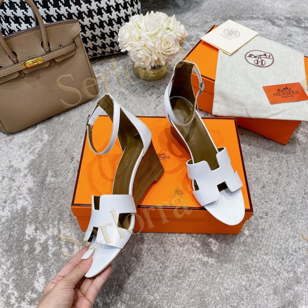 HERMÈS LEGEND 70 SANDALS WEDGES