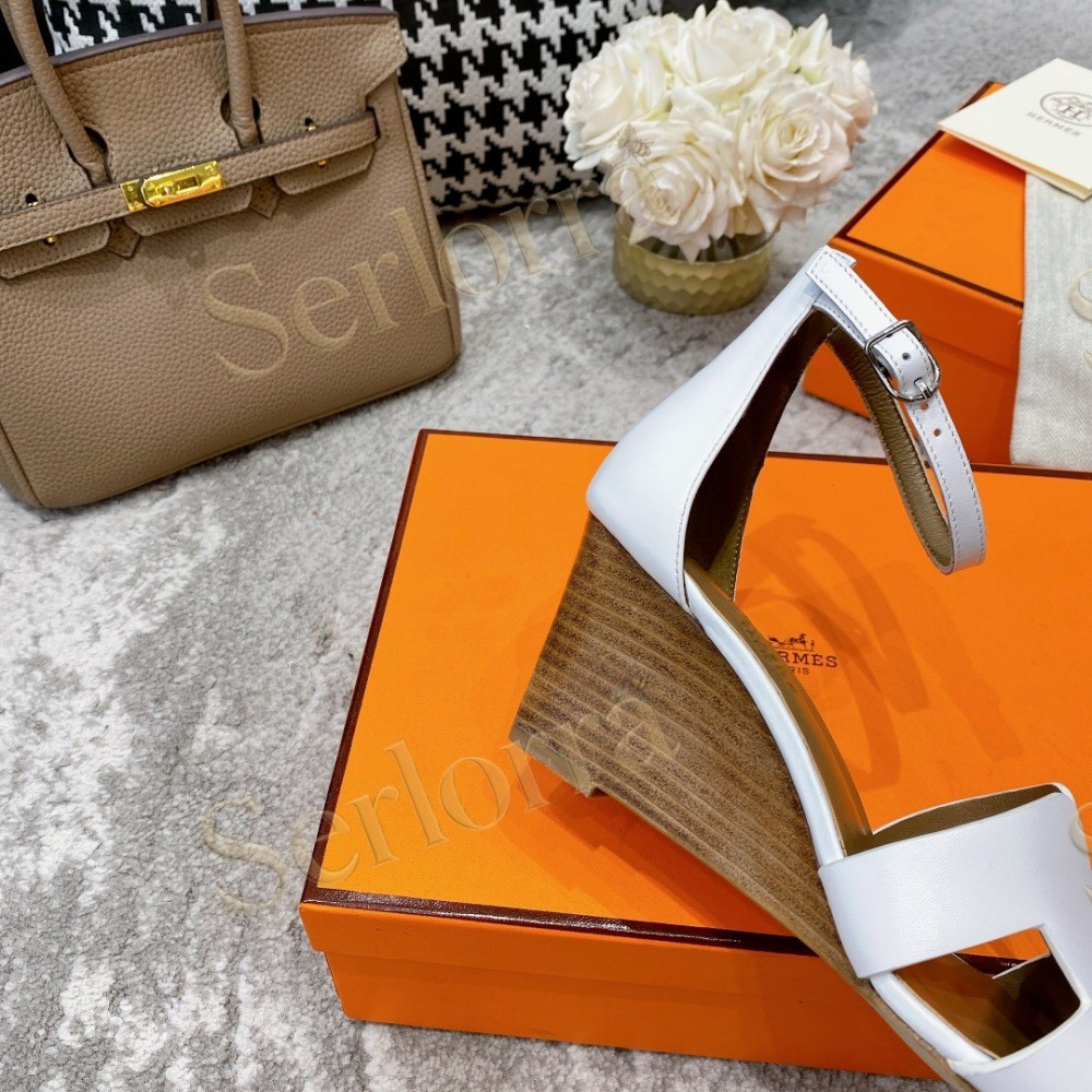 HERMÈS LEGEND 70 SANDALS WEDGES