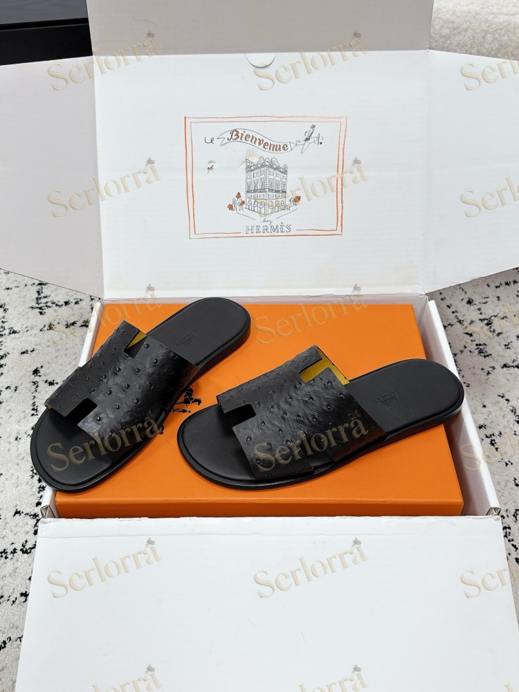 HERMÈS IZMIR MEN'S SLIDE SANDAL