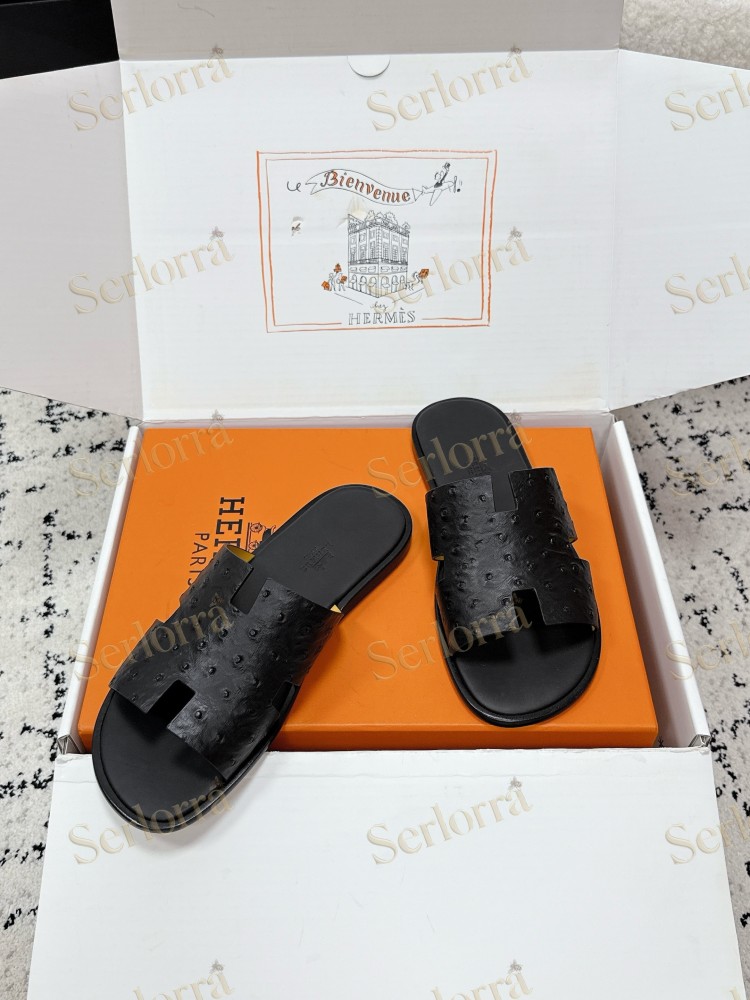 HERMÈS IZMIR MEN'S SLIDE SANDAL