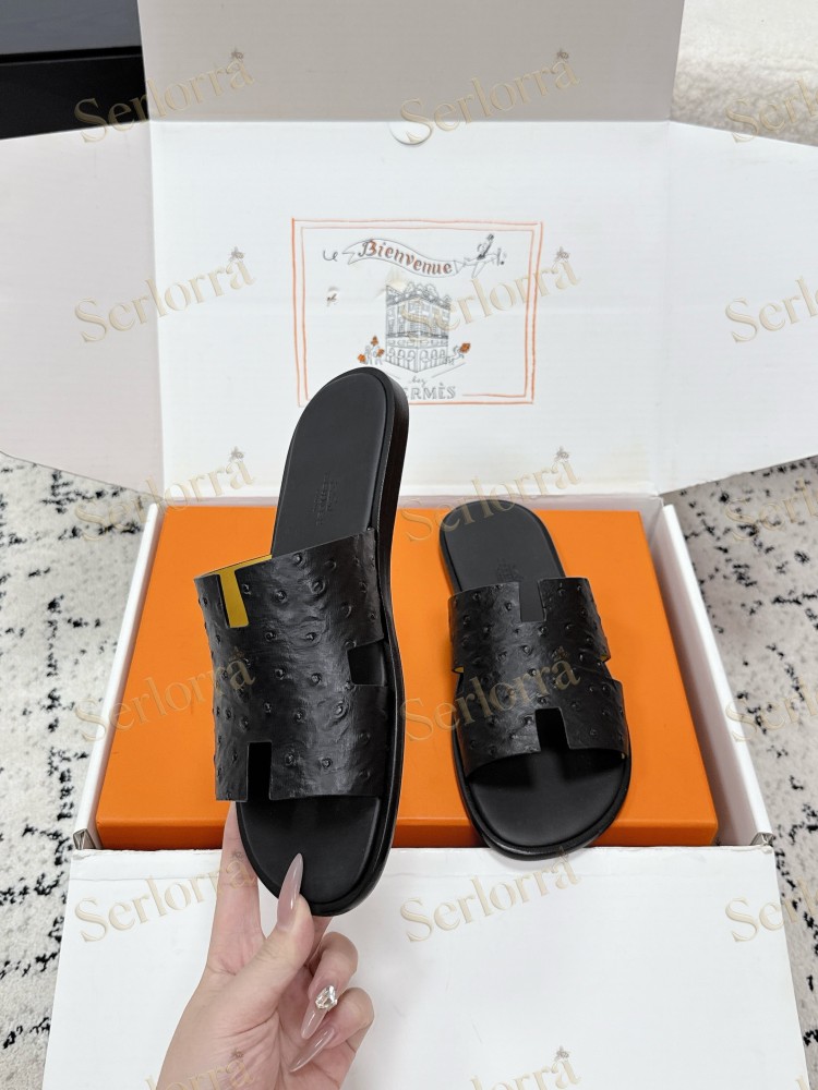 HERMÈS IZMIR MEN'S SLIDE SANDAL